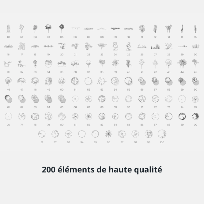 Pack de végétations techniques