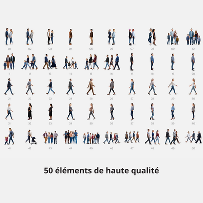 Pack de personnage réalistes