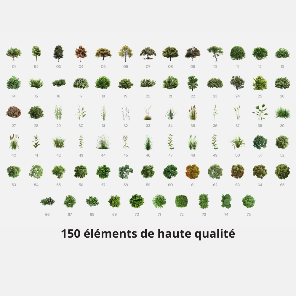 Pack de végétations réalistes (Vol. 2)