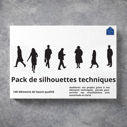 Pack de silhouettes techniques
