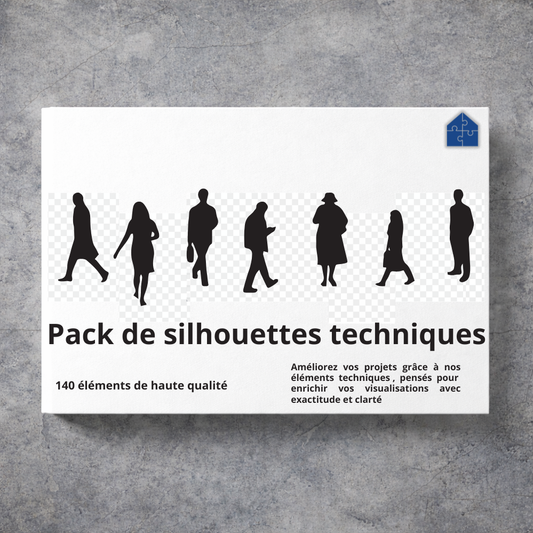 Pack de silhouettes techniques