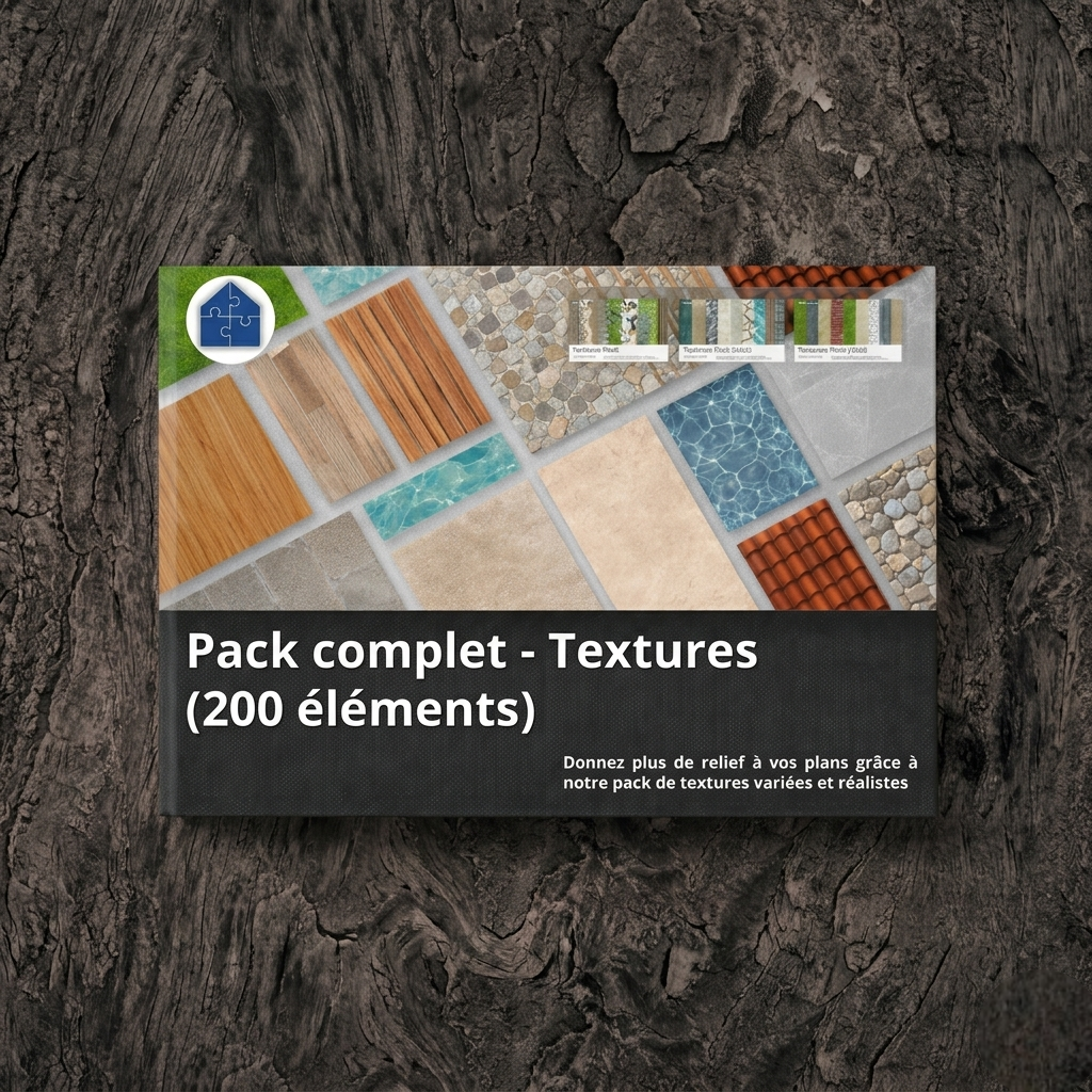 Pack complet - Textures (200 éléments)