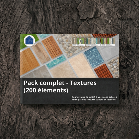 Pack complet - Textures (200 éléments)