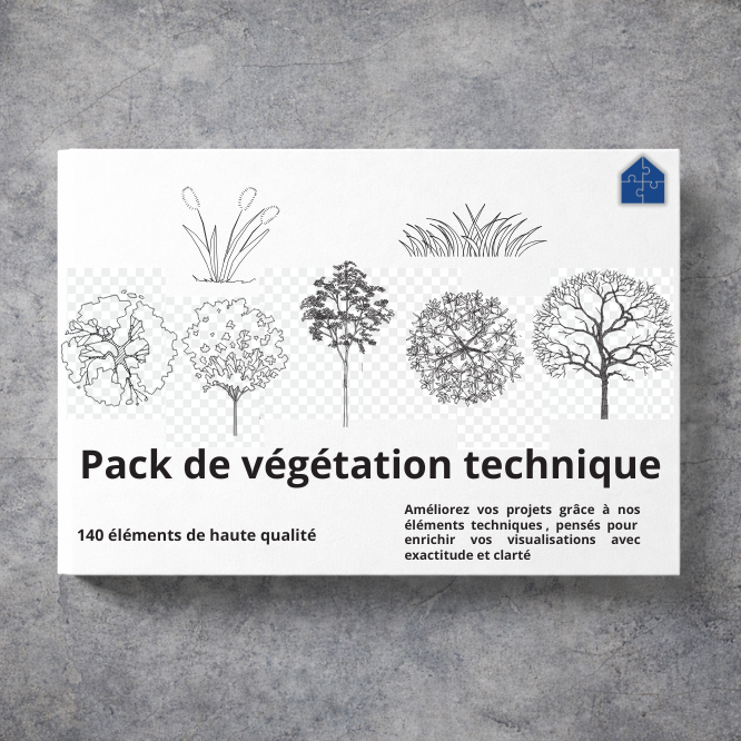 Pack de végétations techniques