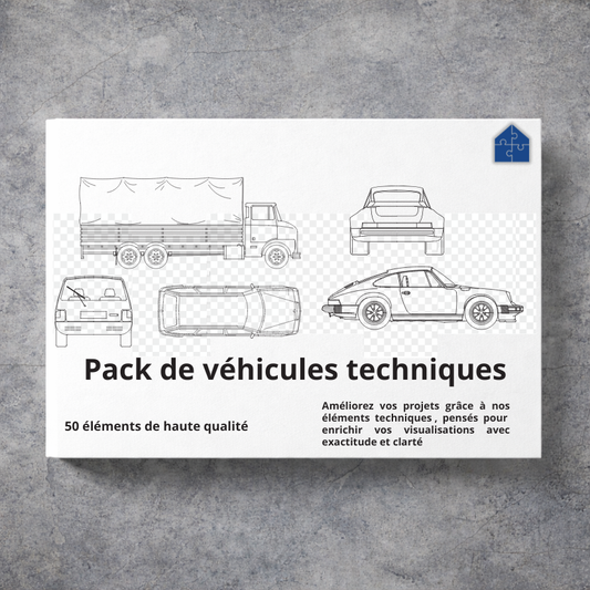 Pack de véhicules techniques