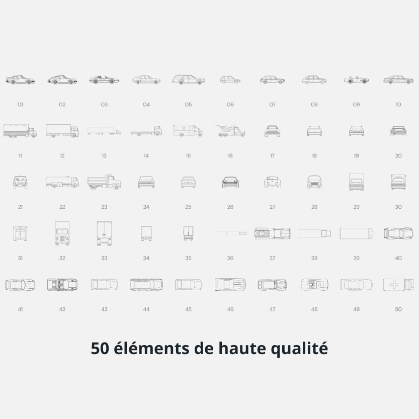 Pack de véhicules techniques