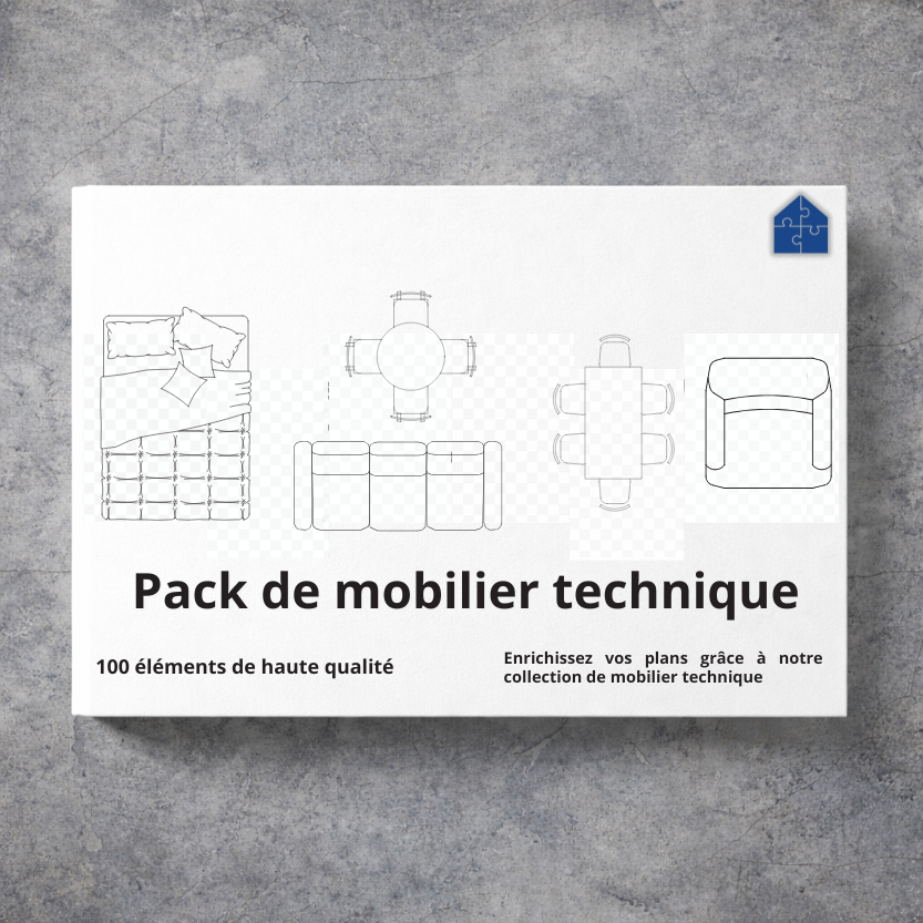 Pack de mobilier technique