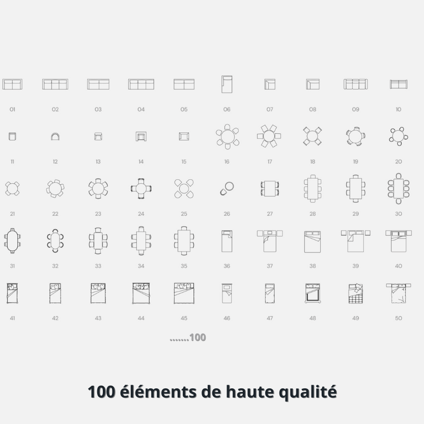 Pack de mobilier technique