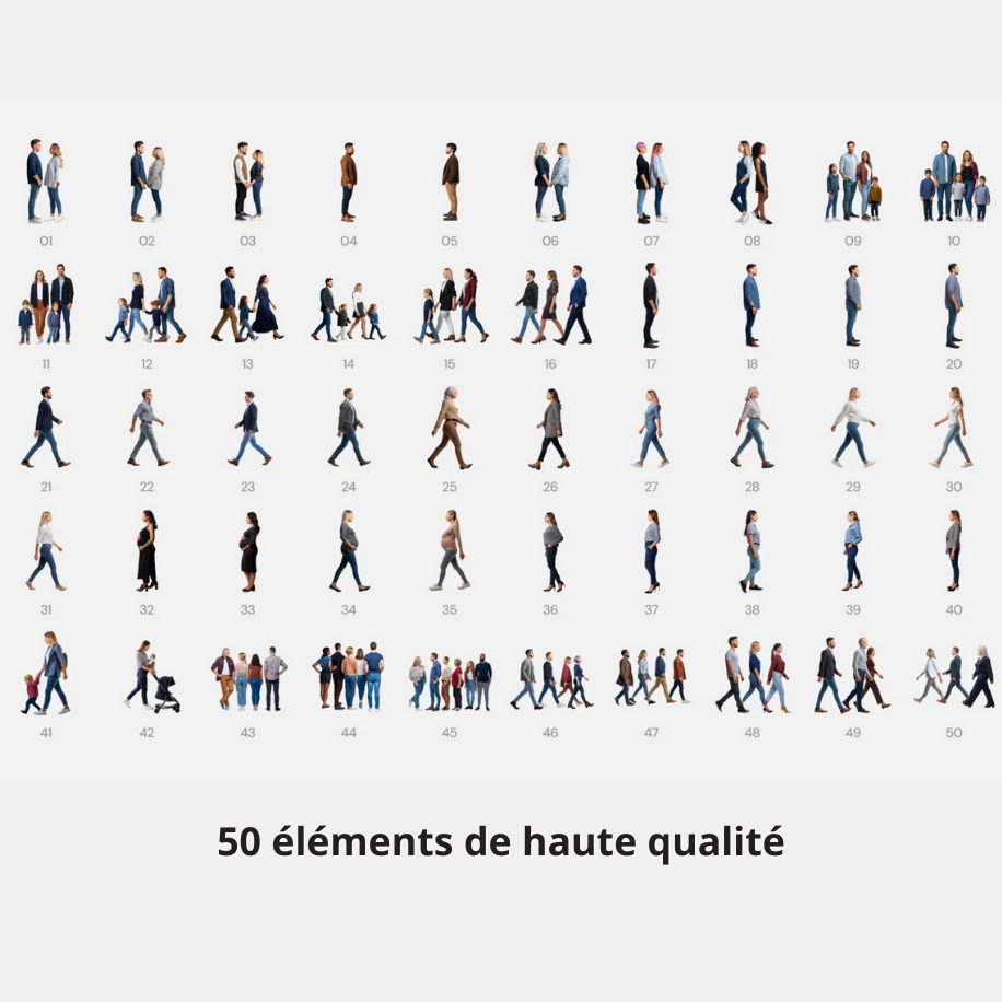 Pack complet - Style Réaliste (275 éléments)