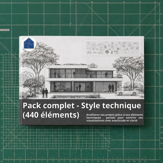Pack complet - style technique (440 éléments)